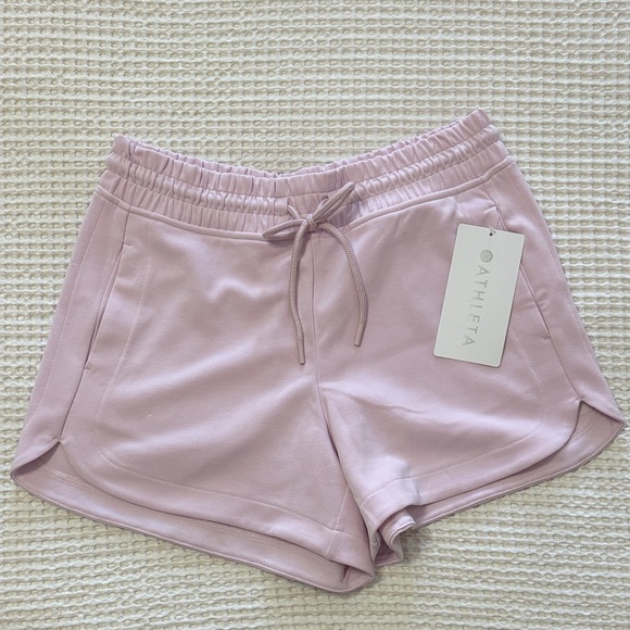 Athleta Pants - Athleta Seasoft Women's Light Pink Athletic Shorts-